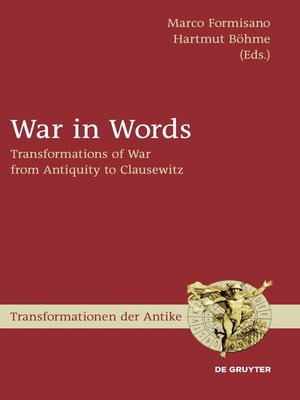 cover image of War in Words